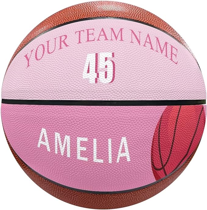 tuoxiukan customized basketball gifts for girls personalized picture basketball usable outdoor basketball