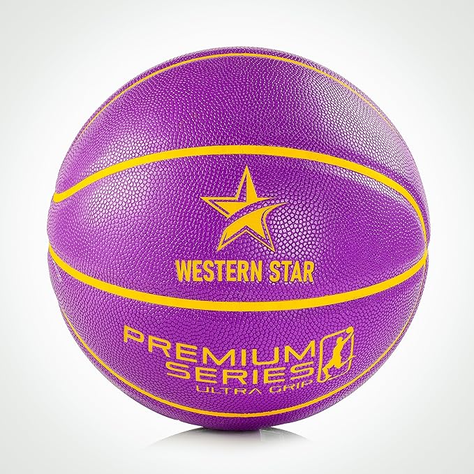 western star premium leather basketball official weight and size 29 5 match ready ball 5 popular team 