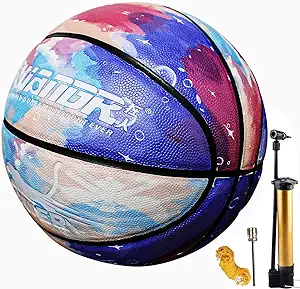 senston basketball for youth/kids street size 7 with pump indoor outdoor  ?senston b0b12pwl6d