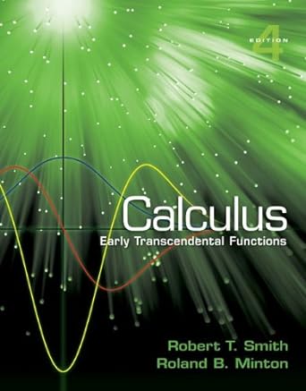 calculus early transcendental functions 4th edition robert t smith ,roland minton 1259669564, 978-1259669569