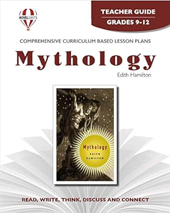 mythology teacher guide by novel units  novel units 156137816x, 978-1561378166