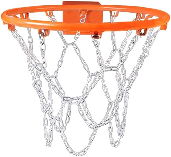 angeer 1pc 12 loops metal basketball net  ?angeer b0chrfyq62
