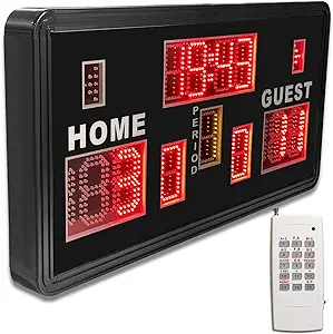 yz 35 x18 x3 electronic large basketball scoreboard shot clock 14/24 second custom time wall mounted  ?yz