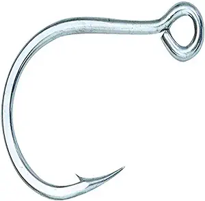 mustad in line single 4x strong wide round bend eyed 5/0 one size  ‎mustad b01kcjidj8