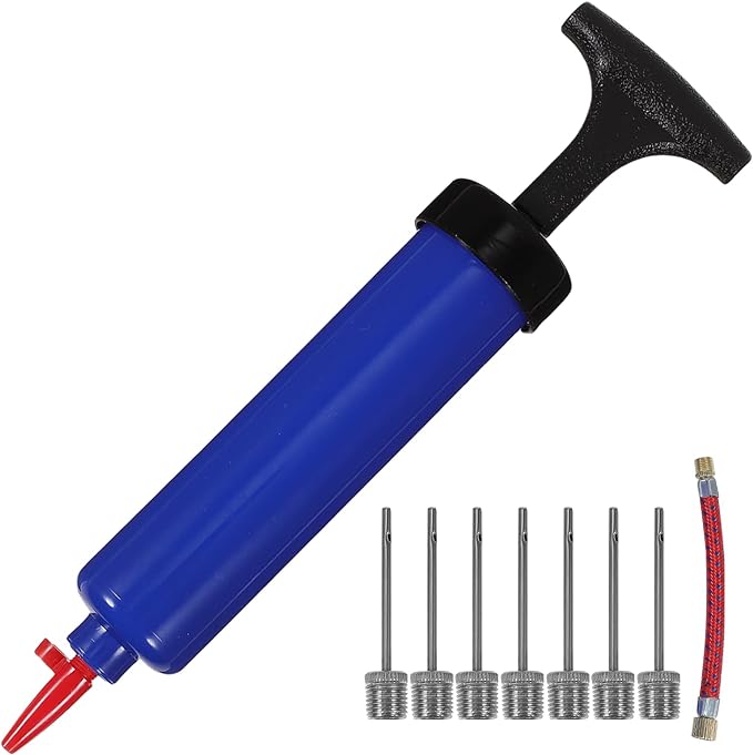 ‎vosarea 8 inch hand air pumps portable needle nozzle extension hose for soccer basketball  ‎vosarea