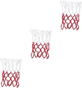 vanzack 3pcs net for sports braided basketball net multicolor basketball net dedicated size 1  ‎vanzack