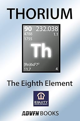 thorium the eighth element 1st edition brian basham 1908756268, 978-1908756268