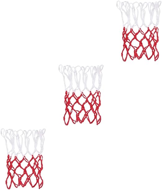 sosoport 3pcs braided basketball net multicolor net basketball for sports dedicated  ?sosoport b0ckwtz585