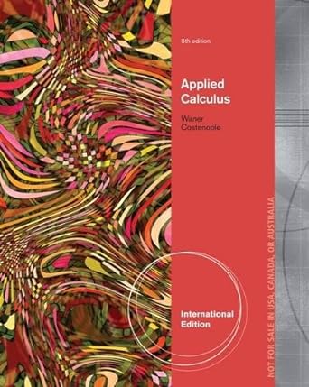 applied calculus 6th international edition costenoble s r waner s ,steven constenoble 1133936695,