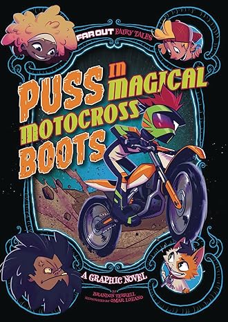 puss in magical motocross boots  terrell, brandon, lozano, omar 1663921318, 978-1663921314