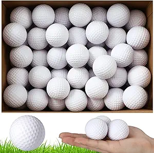 ?hungdao 300 pcs golf balls bulk white golf practice balls hollow golf plastic ball secondary use  ?hungdao