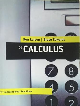 calculus 6th edition r. larson , b. edwards 1305301595, 978-1305301597