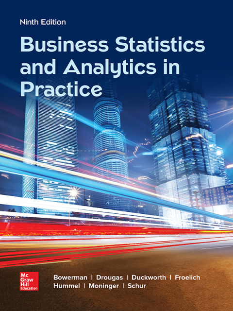 business statistics and analytics in practice 9th edition bruce bowerman 126029904x, 9781260299045