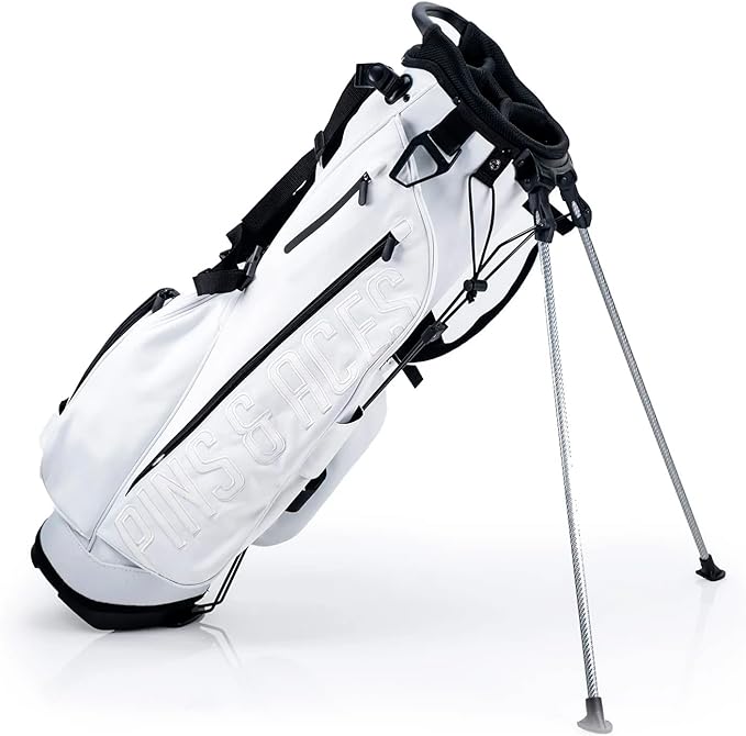 pins and aces everyday carry golf stand bag lightweight 4 5 lbs modern styled design easy for carrying 