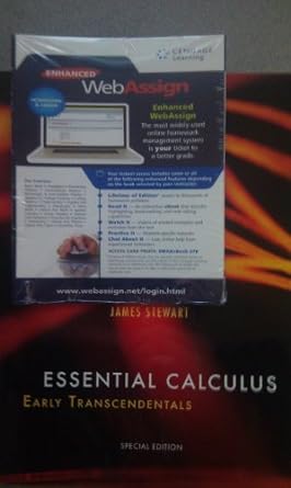 essential calculus early transcendentals 1st edition james stewart 1285133404, 978-1285133409