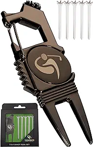 ?tember golf divot tool with golf ball marker and golf tees 3 1/4 inch golf gifts for men  ?tember b09mss5ynv