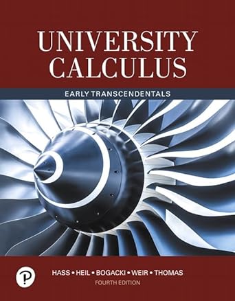university calculus early transcendentals 4th edition joel hass ,christopher heil ,maurice weir ,przemyslaw