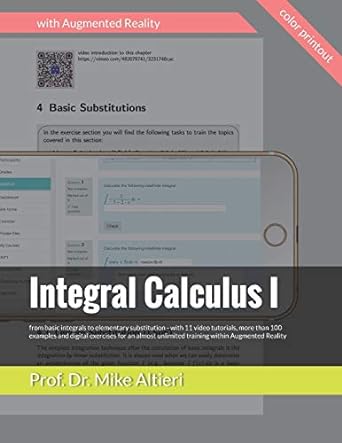 integral calculus i 1st edition mike altieri 979-8687720946