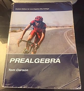 prealgebra 1st edition tom carson 0558340679, 978-0558340674