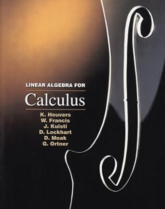 linear algebra for calculus 1st edition james stewart 0534252486, 978-0534252489