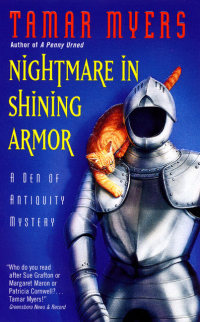 nightmare in shining armor b der of antiquity mistery  tamar myers 038081191x, 0061863548, 9780380811915,