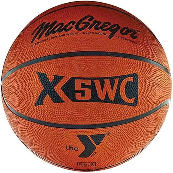 macgregor interm rubber basketball w/ymca logo ‎size 6  ‎macgregor b00bdd8k46