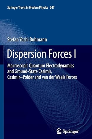 dispersion forces i macroscopic quantum electrodynamics and ground state casimir casimir polder and van der