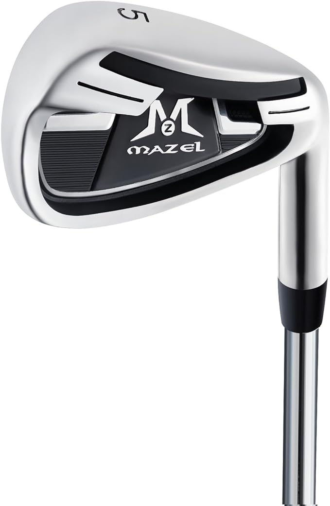 mazel golf individual iron 1 2 3 4 5 6 7 8 9 pitching wedge sand with steel shafts for right handed golfers 