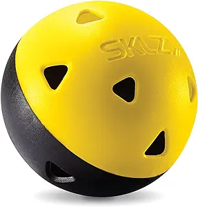 sklz limited flight practice impact golf balls 12 pack yellow  ‎sklz b015n2nx6w