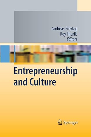 entrepreneurship and culture 2010th edition andreas freytag ,roy thurik 3642425593, 978-3642425592