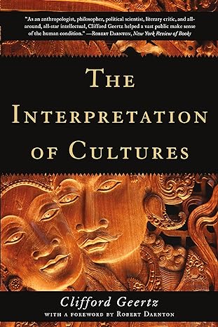 the interpretation of cultures 3rd edition clifford geertz 0465093558, 978-0465093557