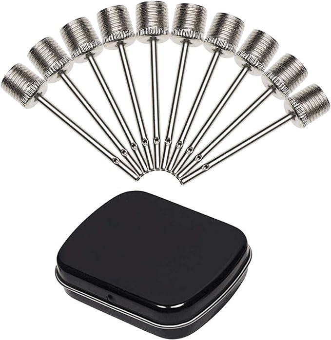 mini skater air pump standard needles nozzle adaptor inflator kit basketball rugby ball 12pcs/case  ‎mini