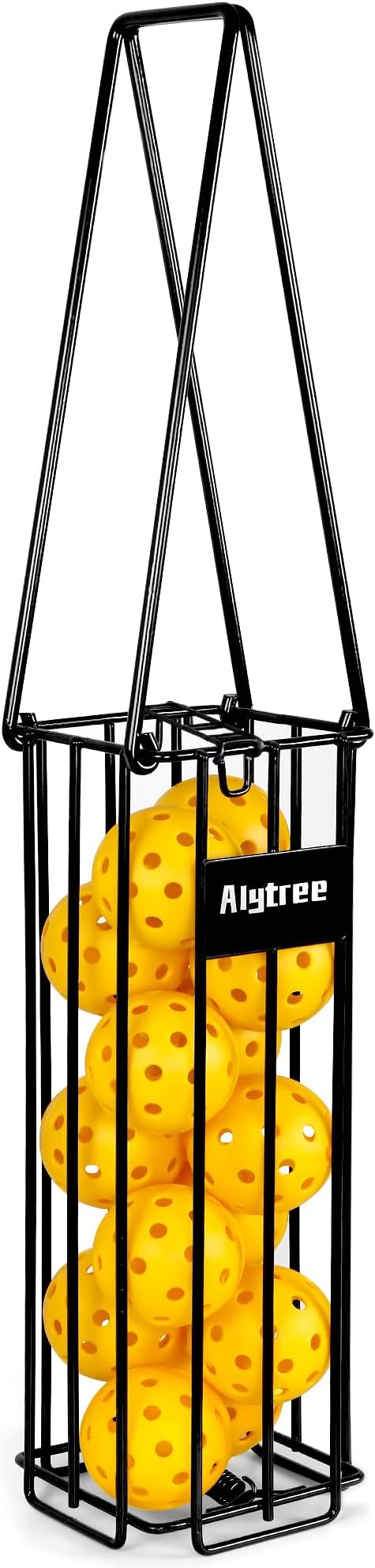 alytree pickleball and tennis ball picker basket portable easy pickup balls collector  ?alytree b0c68zl52j