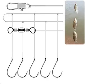 laxygo fishing bait rigs lures fishing bead for freshwater saltwater hook size 8 9 10 11 12  ‎laxygo
