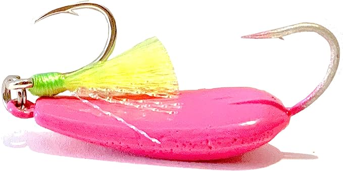 hunting and fishing depot shrimp pink pompano jigs with teasers  ?hunting and fishing depot b086h7fl6l