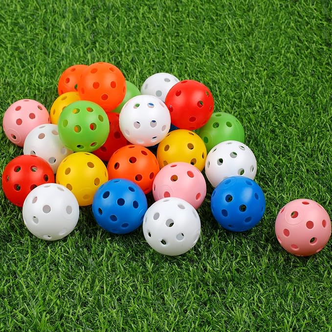 joyberg practice golf balls 24 pack 42mm plastic golf balls practice golf balls  ‎joyberg b0b76z3nk5