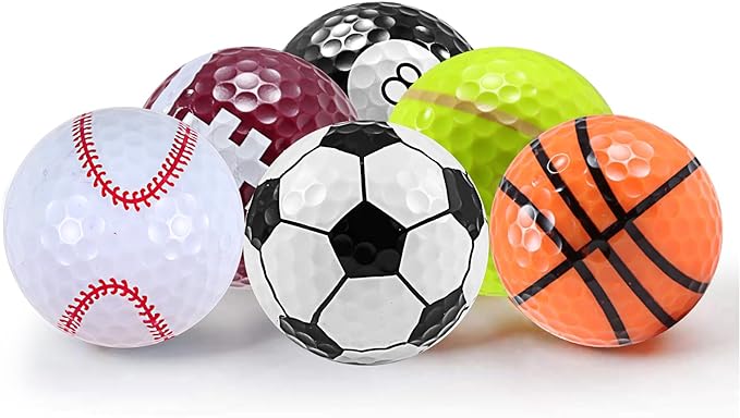 s sheffla novelty funny cute golf balls best gift for kids children and golfer  ‎s sheffla b0c23gcn6h