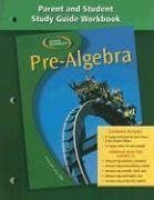 pre algebra parent and student study guide workbook 1st edition mcgraw hill 0078277868, 978-0078277863