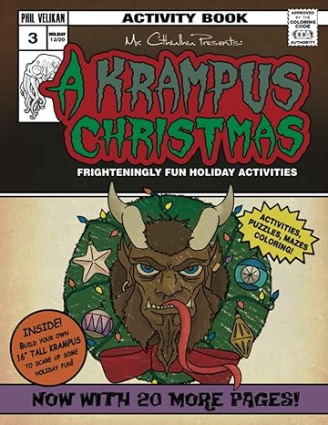 mr cthuhlu presents a krampus christmas frighteningly fun holiday activities  phil velikan 1979881197,