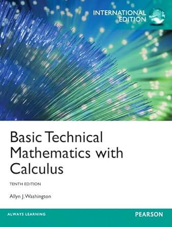 basic technical mathematics with calculus 10th edition allyn j washington 0133099229, 978-0133099225