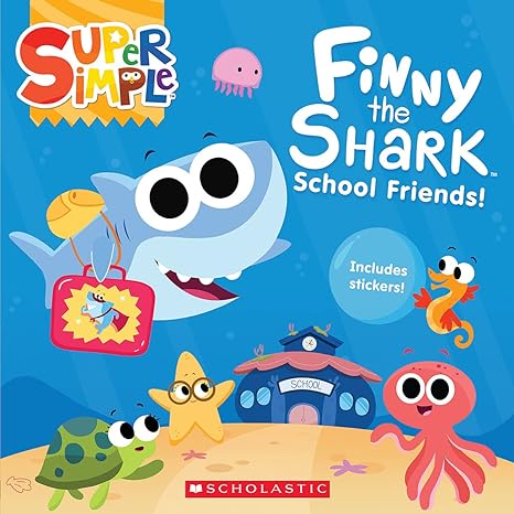 finny the shark school friends  melissa maxwell 1338847155, 978-1338847154