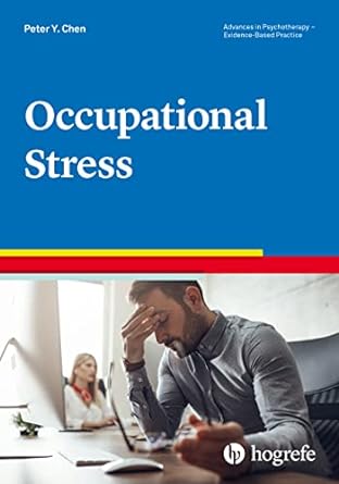 occupational stress 1st edition peter y chen 0889375089, 978-0889375086