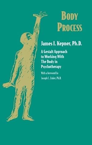 body process a gestalt approach to working with the body in psychotherapy 1st edition james i. kepner