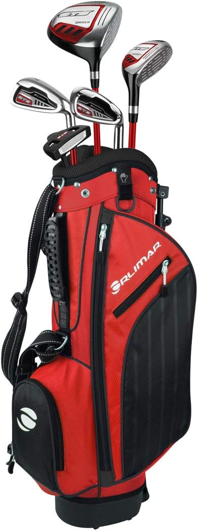orlimar golf ats junior boys golf club sets with stand bag for kids ages 12 and under right and left hand 
