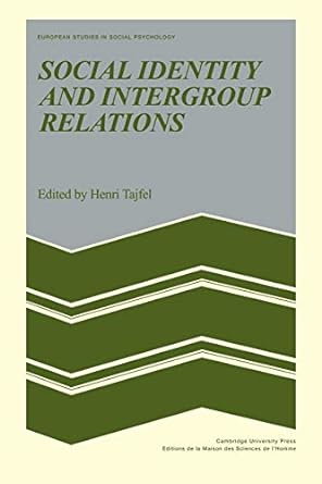 social identity and intergroup relations reissue edition henri tajfel 0521153654, 978-0521153652