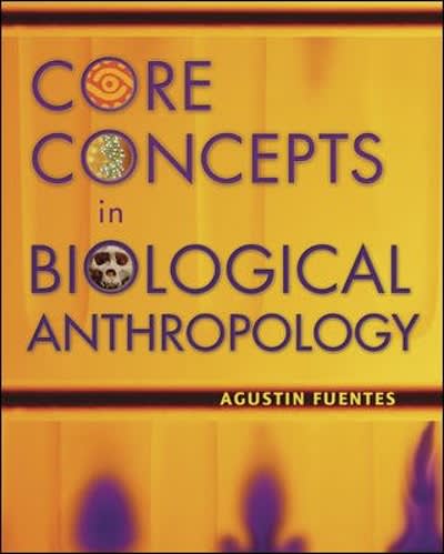 core concepts in biological anthropology 1st edition agustin fuentes 0767424263, 9780767424264