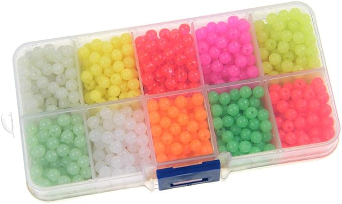 free fisher fishing beads assorted 1000pcs 5mm beads fishing for saltwater freshwater  ‎free fisher