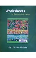 worksheets for classroom or lab practice for intermediate algebra 10th edition addison wesley 0321516869,