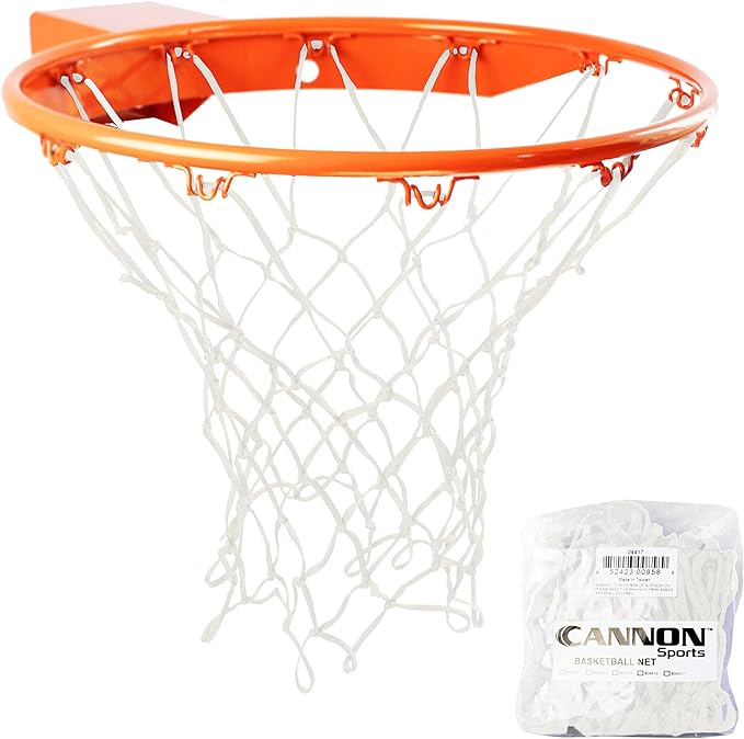 cannon sports basketball net replacement standard 12 loop rim fit for indoor/outdoor  ‎cannon sports