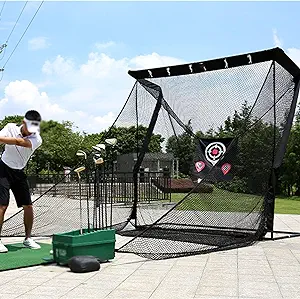‎rashiv professional golf swing court training cage practice net golf hitting training aids  ‎rashiv